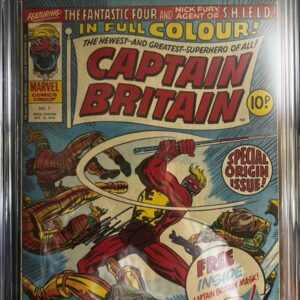 Captain Britain #1 9.8 CGC SS Signed by Chris Claremont! KEY: Origin & 1st app of Captain Britain!