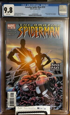 Amazing Spider-Man #510 9.8 CGC KEY: Origin of Gabriel& Sarah Stacy: Gwen Stacy's son & daughter!
