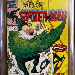 Web of Spider-Man #24 9.8 CGC KEY: 2nd cameo app of Eddie Brock