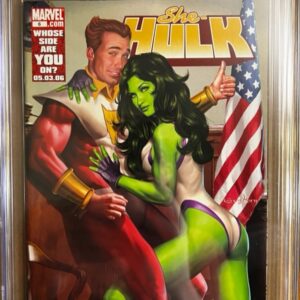 She-Hulk #6 9.8 CGC KEY: Controversial issue: Starfox is on trial for sexual assault