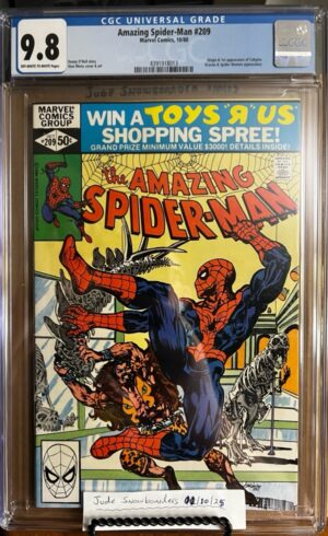 Amazing Spider-Man #209 9.8 CGC KEY: 1st app & origin of Calypso