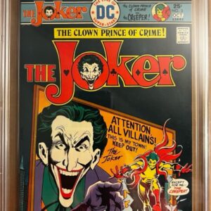 The Joker #3 9.8 CBCS Pedigree (1975) KEY: Black cover: Hard to get 9.8!