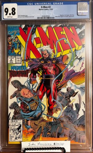 X-Men #2 9.8 CGC KEY: Jim Lee Cover!
