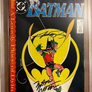 Batman #442 9.8 CBCS SS Signed by George Perez & Marv Wolfman. KEY: 1st app of Tim Drake in the classic Robin costume