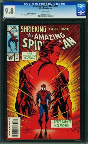 Amazing Spider-Man #392 9.8 CGC Key: ASM #50 Homage