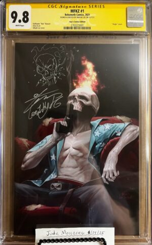 MFKZ #1 9.8 CGC SS Signed & Sketched by Inhyuk Lee KEY: Izzy's Comics Edition Virgin LTD 500