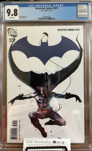 Detective Comics #873 9.8 CGC KEY: Cover and interior art by Jock!