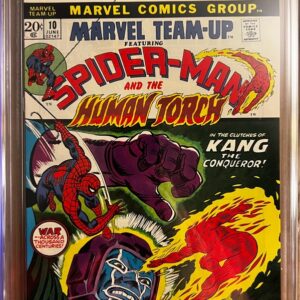 Marvel Team-Up #10 9.8 CGC KEY: Cover art featuring Kang