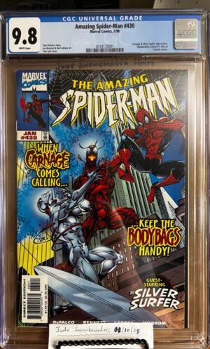 Amazing Spider-Man #430 9.8 CGC KEY: 1st app of Carnage Cosmic