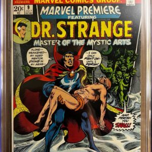 Marvel Premiere #9 9.8 CGC KEY: Gorgeous Rare Frank Brunner Dr. Strange Cover!