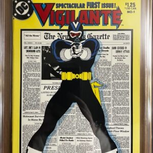 Vigilante #1 9.8 CGC KEY: 1st ongoing series featuring Vigilante!!
