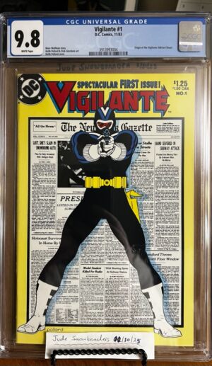 Vigilante #1 9.8 CGC KEY: 1st ongoing series featuring Vigilante!!