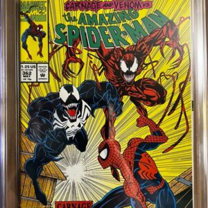 Amazing Spider-Man #362 9.8 CGC KEY: 2nd full app of Carnage!