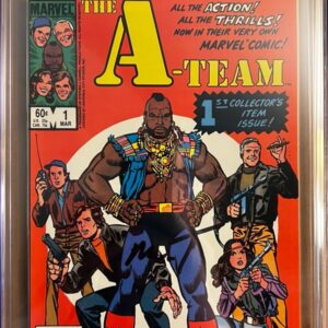 A-Team #1 9.8 CGC SS Signed by Mr. T! KEY: Hard to get Mr. T Signature!