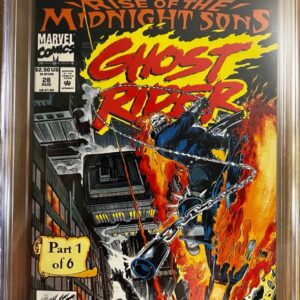 Ghost Rider #28 9.8 CGC KEY: 1st cameo team app of the Midnight Sons!