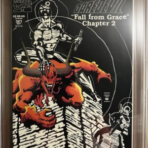 Daredevil #321 9.8 CGC KEY: GLOW-IN-THE-DARK Variant! KEY: Debut of Daredevil's black armor suit!