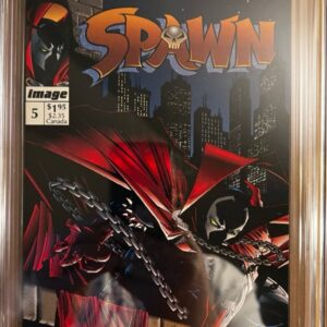 Spawn #5 9.8 CGC Newsstand KEY: 1st app of Billy Kincaid & Sherlee Johnson