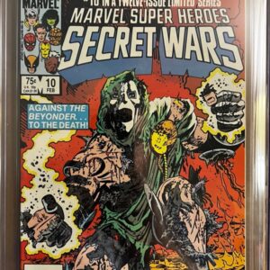 Marvel Super Heroes Secret Wars #10 9.8 CGC  KEY: Iconic Dr. Doom cover art by Mike Zeck