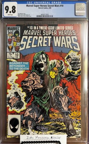 Marvel Super Heroes Secret Wars #10 9.8 CGC KEY: Iconic Dr. Doom cover art by Mike Zeck