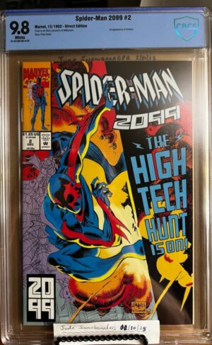 Spider-Man 2099 #2 9.8 CBCS KEY: 2nd app of Spider-Man 2099