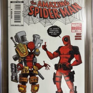 Amazing Spider-Man #611 9.8 CGC KEY: Rare 2nd print cover by Skottie Young!