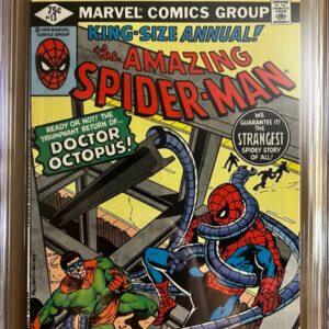Amazing Spider-Man Annual #13 9.8 CGC Comments:  Doctor Octopus app!