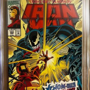 Iron Man #302 9.8 CGC KEY: Battle of Iron Man vs Venom!
