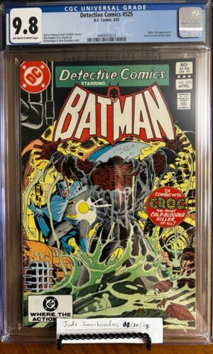 Detective Comics #525 9.8 CGC KEY: 1st full app of Jason Todd, 3rd full app of Killer Croc!!!