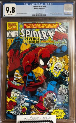 Spider-Man #23 9.8 CGC Comments: Fantastic Four & Hulk app