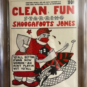 Clean Fun, Starring ?Shoogafoots Jones? #nn 8.0 CGC KEY: 1944 Controversial!